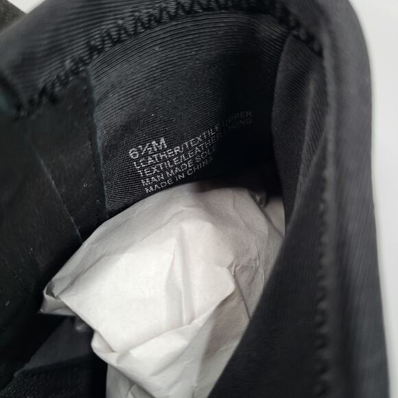 Nurture Women's Booties Boot Black Ankle Wedge Strch Zip Leather 6.5 M Read - Picture 7 of 11